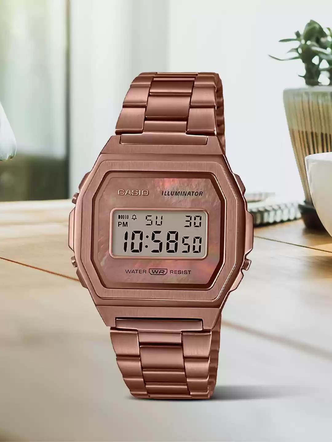 CASIO VINTAGE ORO ROSA A