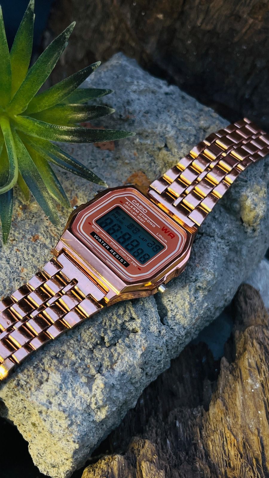 CASIO VINTAGE ORO ROSA AA