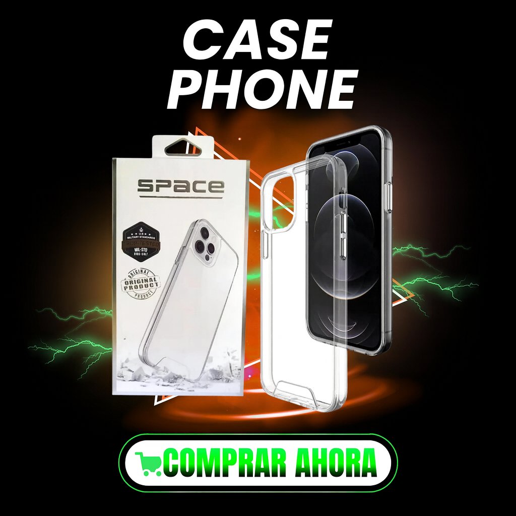 CASE PHONE TRANSPARENTE